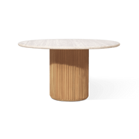 Rhodes Teak Round Dining Table 60"