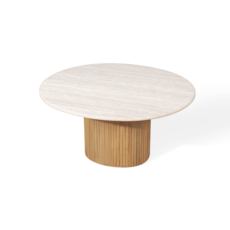 Rhodes Teak Round Dining Table 60"