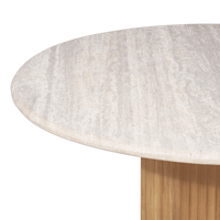 Rhodes Teak Round Dining Table 60"