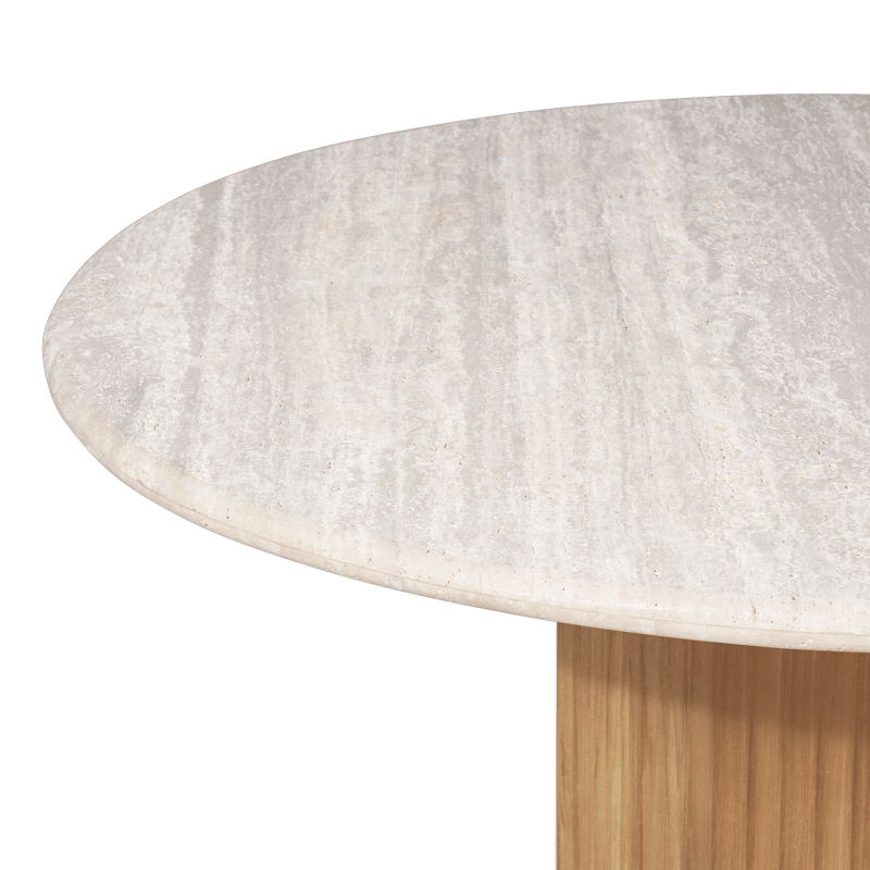Rhodes Teak Round Dining Table 60"
