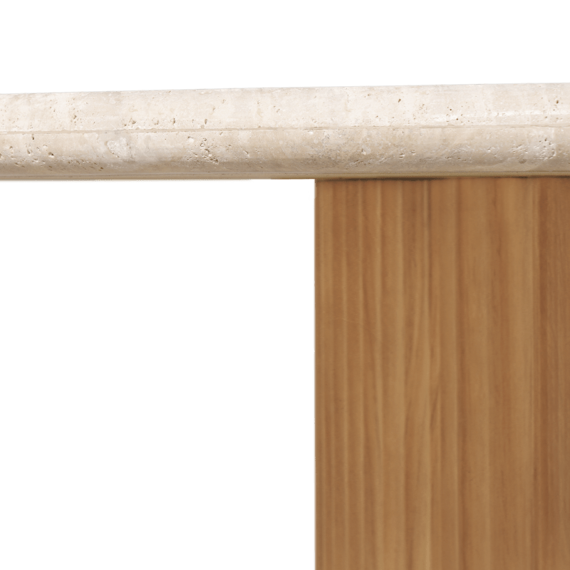 Rhodes Teak Round Dining Table 60"