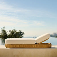 Rhodes Teak Sun Lounge