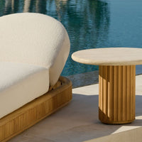Rhodes Teak Sun Lounge