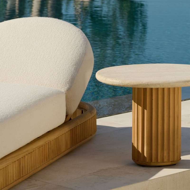 Rhodes Teak Sun Lounge