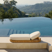 Rhodes Teak Sun Lounge