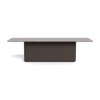 Santorini Stone Rectangle Dining Table 108"