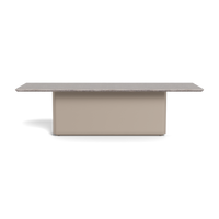 Santorini Stone Rectangle Dining Table 108"