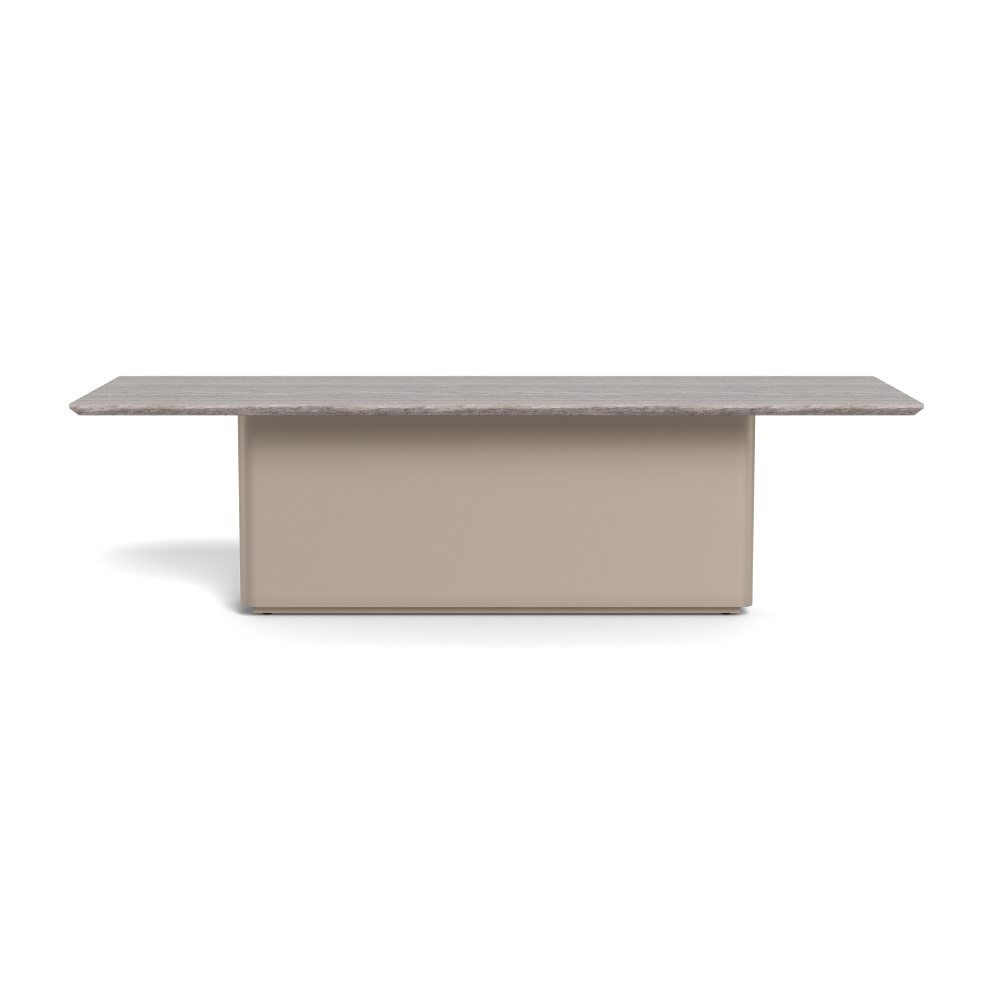 Santorini Stone Rectangle Dining Table 108"