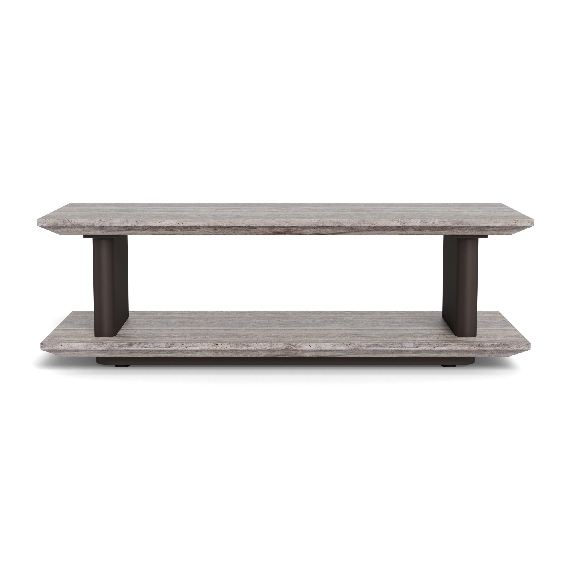 Santorini Stone Rectangle Side Table