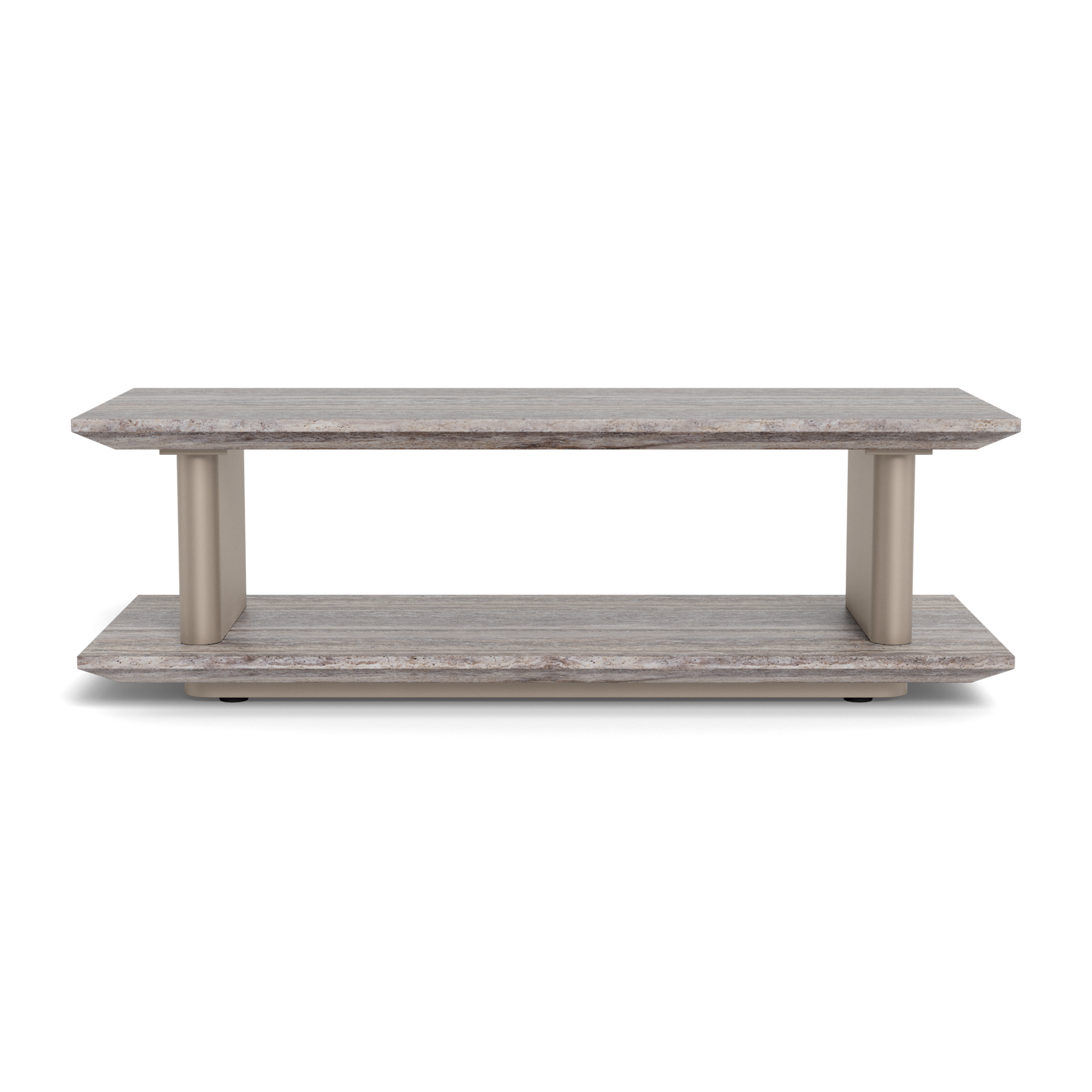 Santorini Stone Rectangle Side Table
