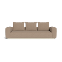 Καναπές αλουμινίου 3 θέσεων Santorini