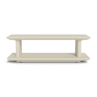 Santorini Slatted Rectangle Side Table