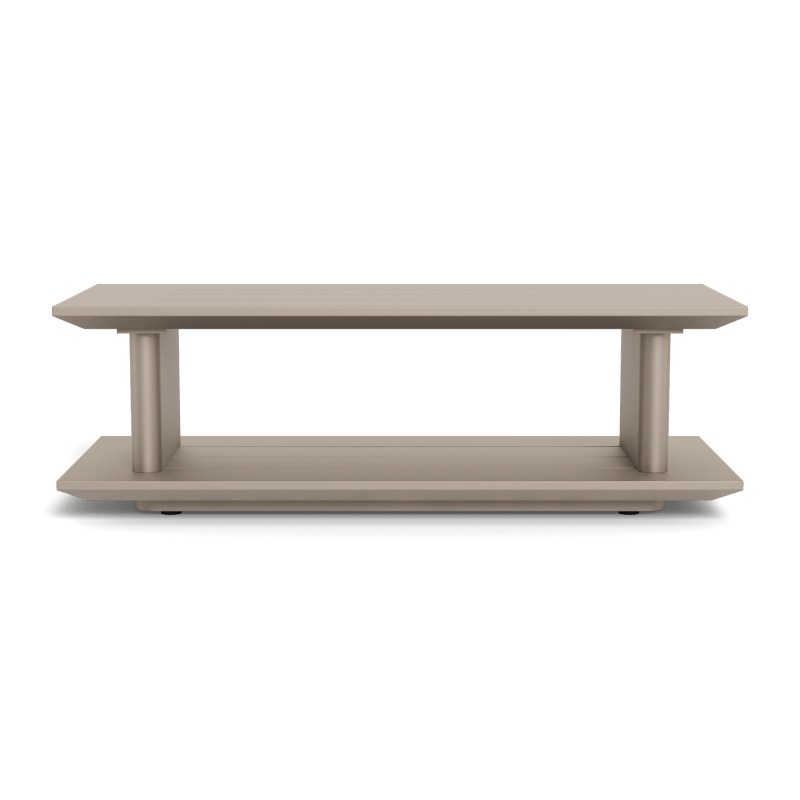 Santorini Slatted Rectangle Side Table