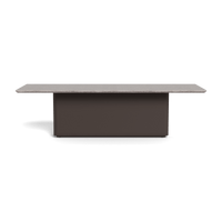 Santorini Stone Rectangle Dining Table 108"
