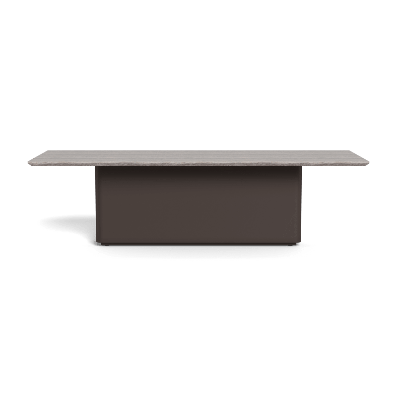 Santorini Stone Rectangle Dining Table 108"