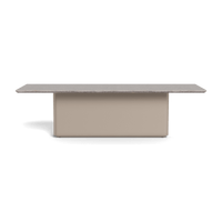 Santorini Stone Rectangle Dining Table 108"