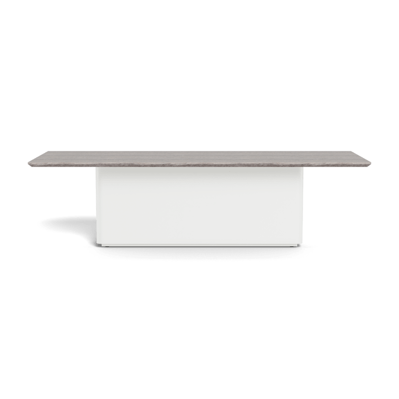 Santorini Stone Rectangle Dining Table 108"
