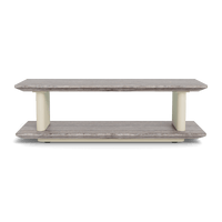 Santorini Stone Rectangle Side Table