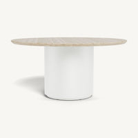 Santorini Stone Round Dining Table 60"