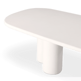 Scala Rectangle Dining Table 108" | Composite Concrete Salt, ,