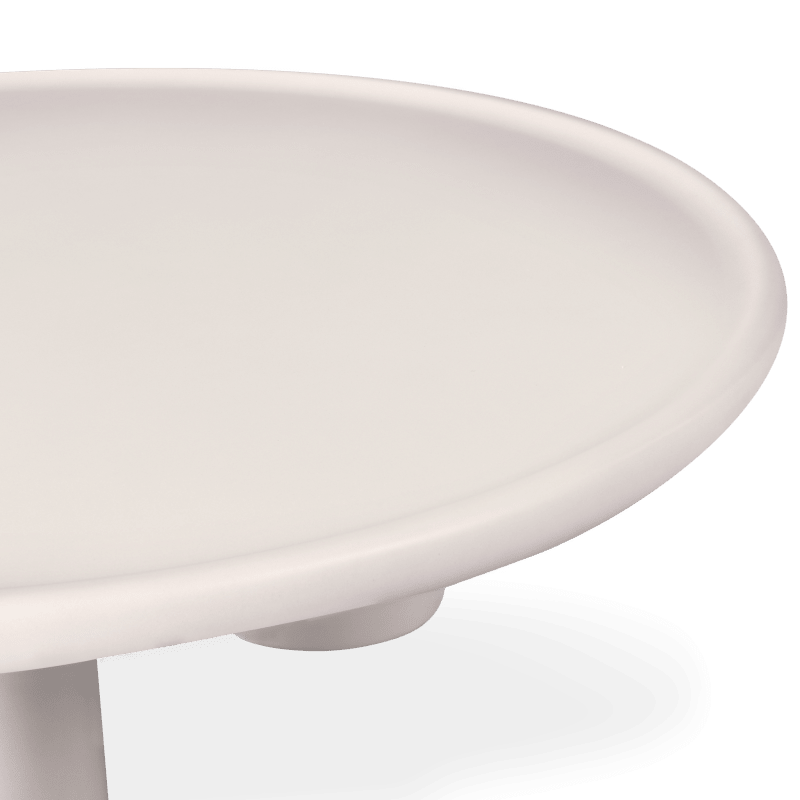 Scala Round Coffee Table 48" | Composite Concrete Salt, ,