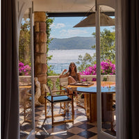 Sydney Slatted Round Dining Table 60"