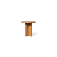 Sydney Slatted Round Side Table