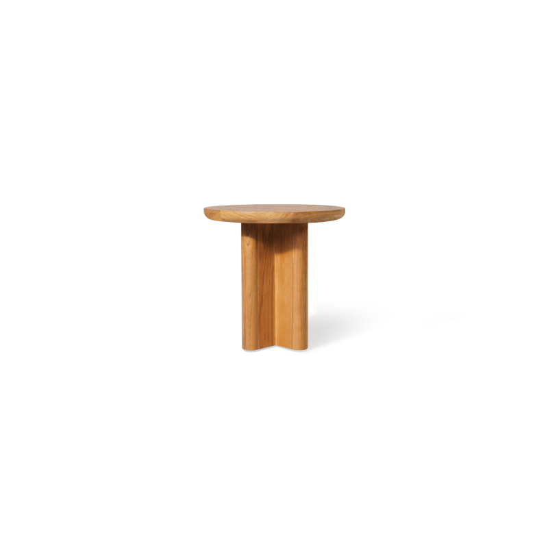 Sydney Slatted Round Side Table