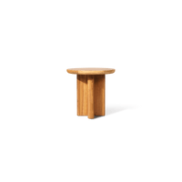 Sydney Slatted Round Side Table