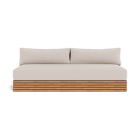 Tahiti 2 Seat Armless Sofa