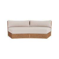 Tahiti Curved 2 Seat Sofa