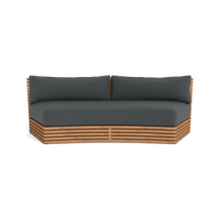 Tahiti Curved 2 Seat Sofa