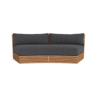 Tahiti Curved 2 Seat Sofa