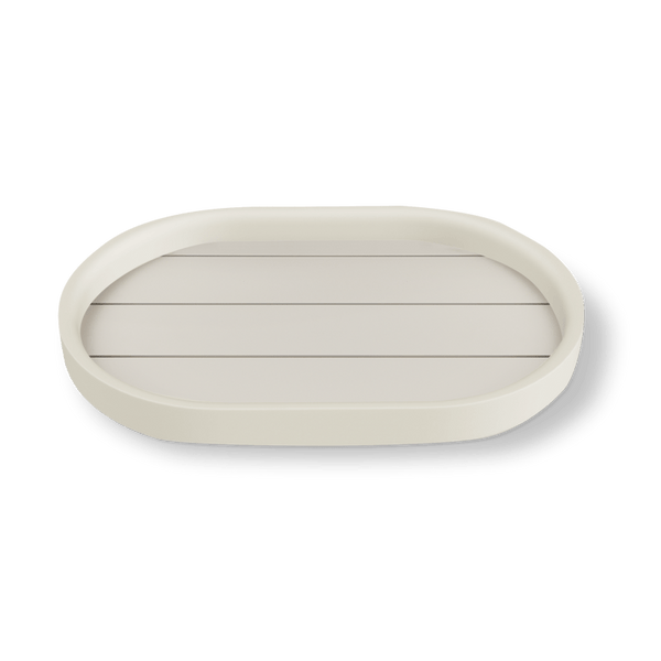Tavola Aluminum Pill Tray 22" | Aluminum Bone, ,
