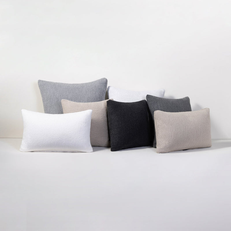 Throw Pillow - Pebble Charcoal | Pebble Charcoal, 13x21",