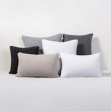 Throw Pillow - Pebble Charcoal | Pebble Charcoal, 13x21",