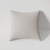 Throw Pillow - Sorrento Stripe Bianco | Sorrento Stripe Bianco, 18x18,