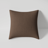 Throw Pillow - Sorrento Stripe Caramel | Sorrento Stripe Caramel, 18x18,