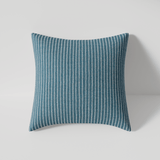 Throw Pillow - Sorrento Stripe Sky | Sorrento Stripe Sky, 18x18,