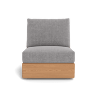 Tulum Armless Swivel Lounge Chair