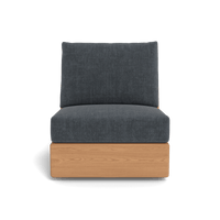 Tulum Armless Swivel Lounge Chair