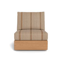 Tulum Armless Swivel Lounge Chair