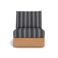 Tulum Armless Swivel Lounge Chair