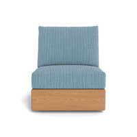 Tulum Armless Swivel Lounge Chair