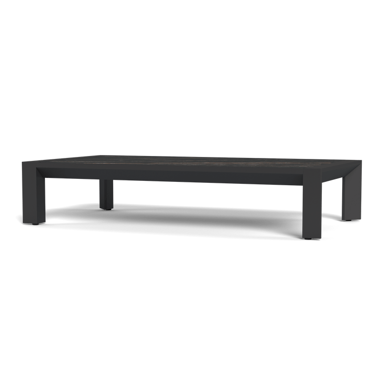 Vaucluse Coffee Table | Aluminum Asteroid, Laminam Noir,