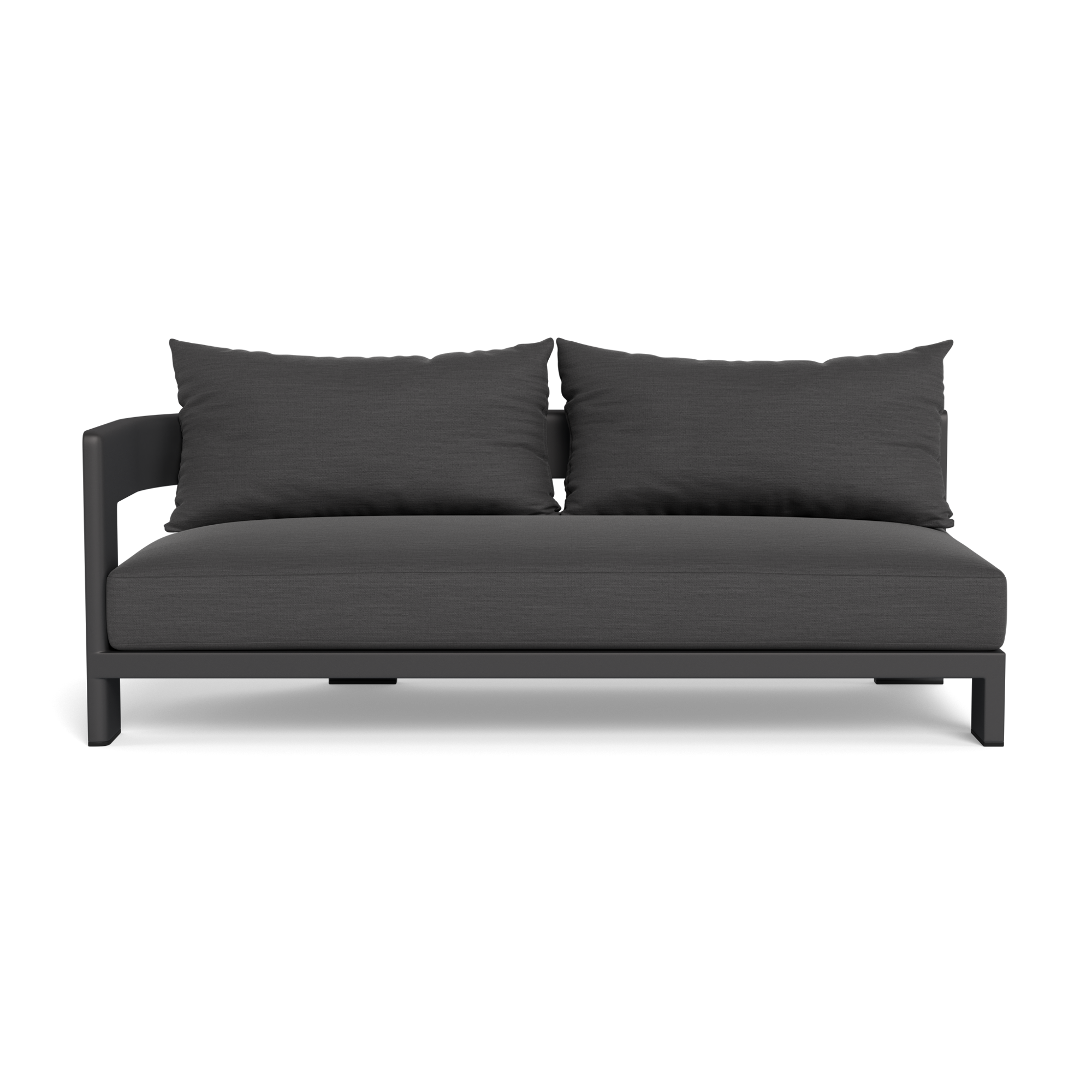 Victoria Aluminum 2 Seat 1 Arm Left