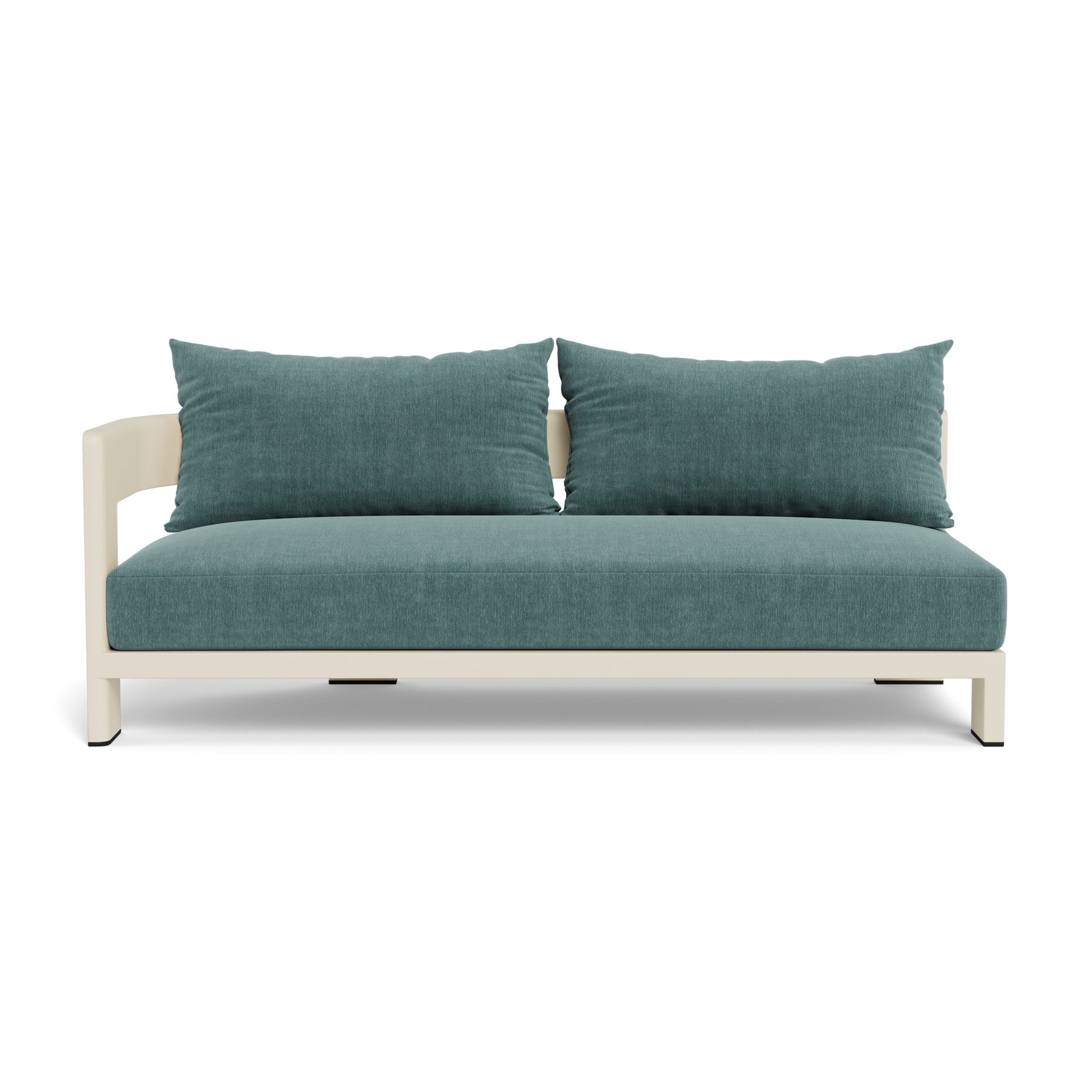 Victoria Aluminum 2 Seat 1 Arm Left