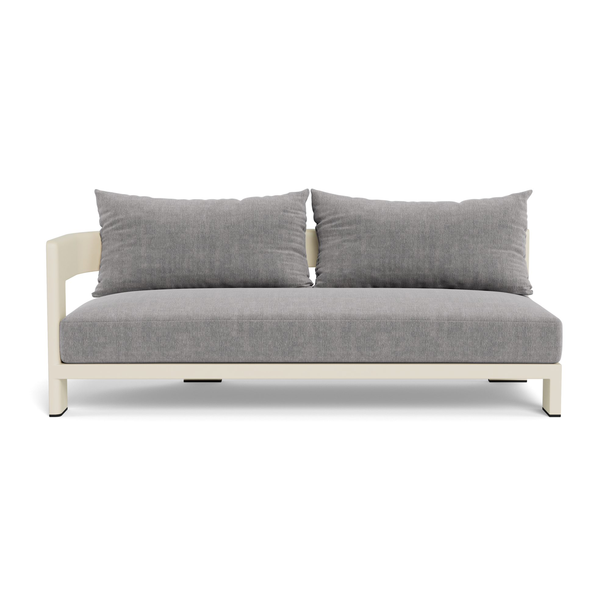 Victoria Aluminum 2 Seat 1 Arm Left
