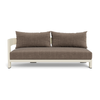 Victoria Aluminum 2 Seat 1 Arm Left