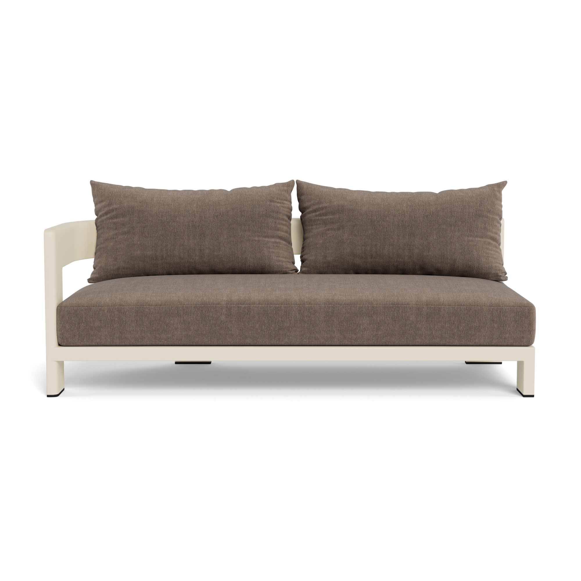 Victoria Aluminum 2 Seat 1 Arm Left